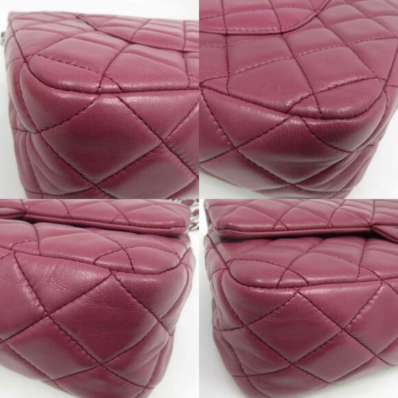 💎✨BEAUTIFUL✨💎Authentic CHANEL Quilted CC Double Flap Chain Leather - Picture 8 of 10